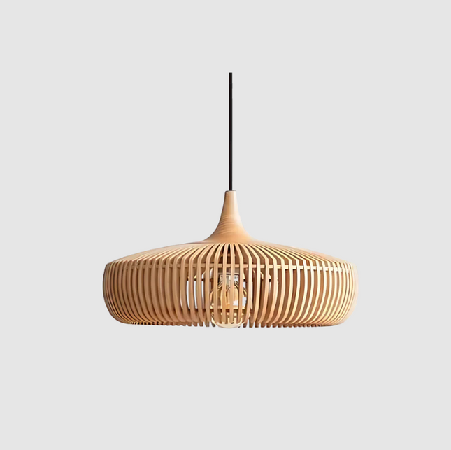 Hinori | Ceiling Light Pendant with Solid Wood Design | Japandi Style for Warm Ambiance 0