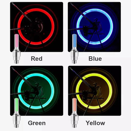 Bicycle Valve LED Lights, Wheel Lights