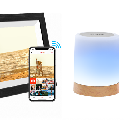Holiday Gift Bundle | Friendship Lamps & Digital Photo Frame for Meaningful Connections 0