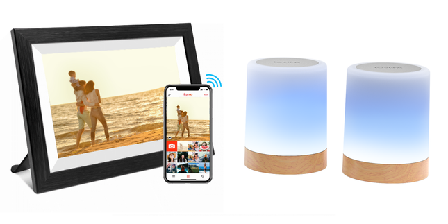 Holiday Gift Bundle | Friendship Lamps & Digital Photo Frame for Meaningful Connections 0