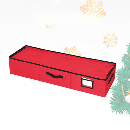 Holiday Organizer | Christmas Ornament Storage Box with Adjustable Dividers | Durable Design for Easy Access 7