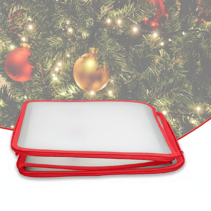 Holiday Organizer | Clear Plastic Ornament Storage Box with Easy Closure | Compact Design for Christmas Decoration Organization 6