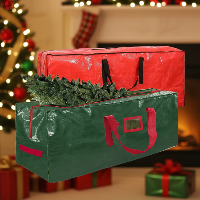 Holiday Organizer | Heavy Duty Christmas Tree Storage Bag with Waterproof Design | Space-Saving Solution for Seasonal Organization 0