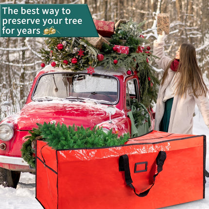 Holiday Organizer | Heavy Duty Christmas Tree Storage Bag with Waterproof Design | Space-Saving Solution for Seasonal Organization 11
