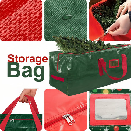 Holiday Organizer | Heavy Duty Christmas Tree Storage Bag with Waterproof Design | Space-Saving Solution for Seasonal Organization 2