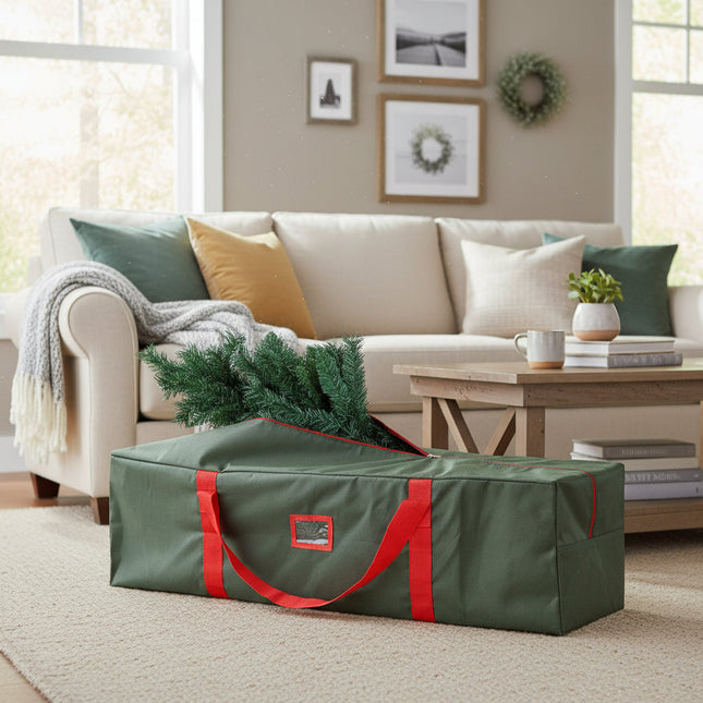 Holiday Storage Solution | Christmas Tree Storage Bag with Waterproof Design | Heavy-Duty Oxford Fabric for Secure Off-Season Protection 0