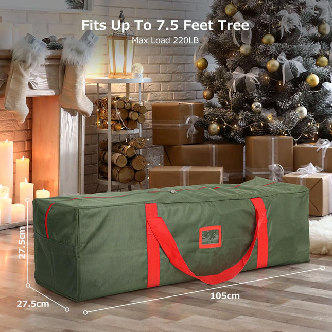 Holiday Storage Solution | Christmas Tree Storage Bag with Waterproof Design | Heavy-Duty Oxford Fabric for Secure Off-Season Protection 1
