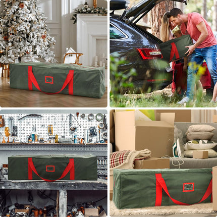 Holiday Storage Solution | Christmas Tree Storage Bag with Waterproof Design | Heavy-Duty Oxford Fabric for Secure Off-Season Protection 4