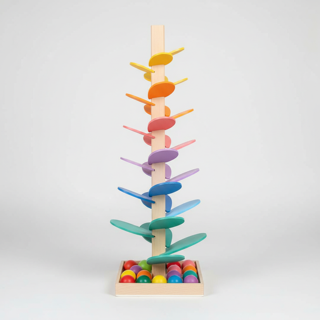 Wooden Marble Run
