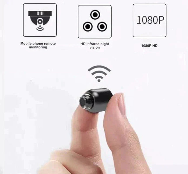 HomeGuard | Mini WiFi Security Cameras with Night Vision & Motion Alerts | 2-Pack for Baby and Pet Monitoring 1