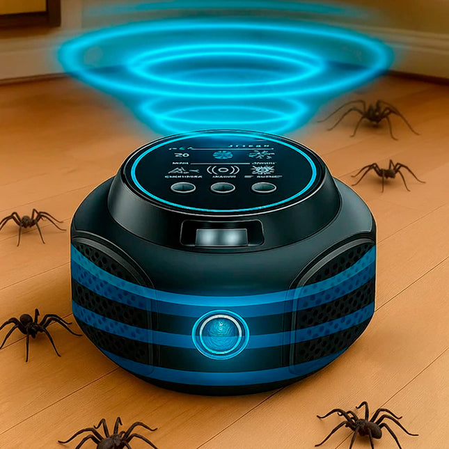 HomeGuard | Ultrasonic Spider Repeller with Chemical-Free Operation | Safe Pest Control for Families 0