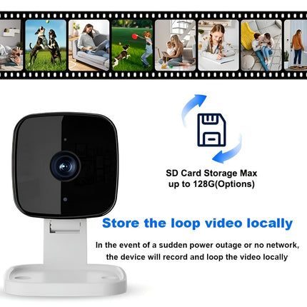 HomeGuard | WiFi Indoor Security Camera with 1080P HD Video | AI Detection for Safe Monitoring 2