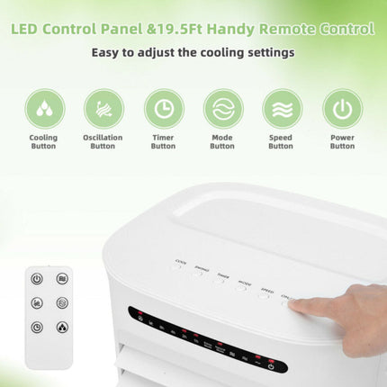 Home Breeze | Portable Air Conditioner Cooler Fan with 4-in-1 Functionality | Adjustable Airflow for Ultimate Comfort 4