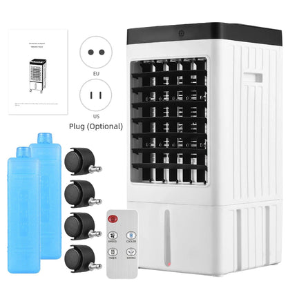 Home Breeze | Portable Evaporative Air Conditioner with Ice Packs | Energy Efficient Cooling for Comfort 5