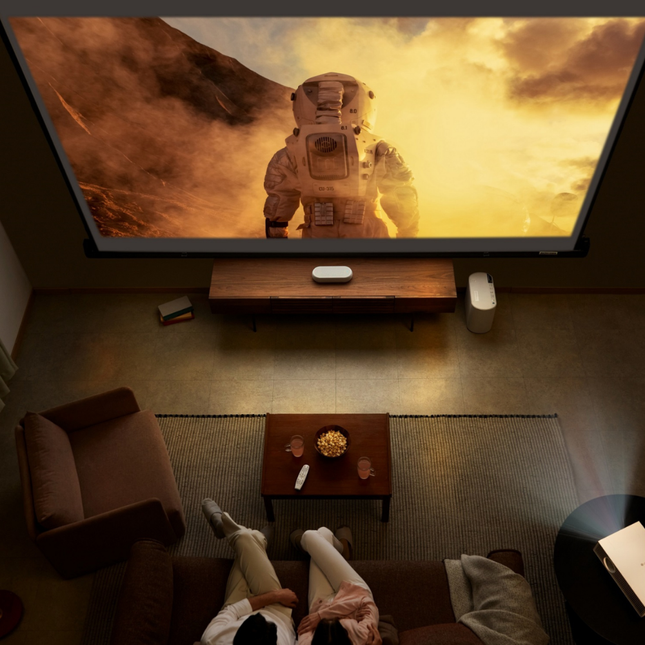 Home Cinema Projector | Portable Mini Projector with 100-Inch Display | Easy Setup for Indoor and Outdoor Entertainment 0