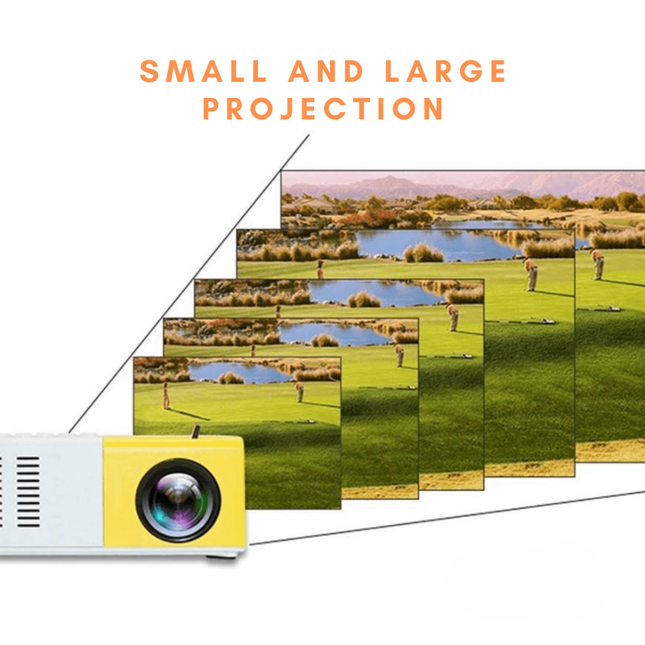 Home Cinema Projector | Portable Mini Projector with 100-Inch Display | Easy Setup for Indoor and Outdoor Entertainment 1