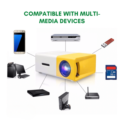 Home Cinema Projector | Portable Mini Projector with 100-Inch Display | Easy Setup for Indoor and Outdoor Entertainment 3