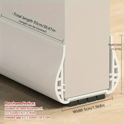 Home Comfort | Door Draft Stopper with Adjustable Length & Energy-Efficient Insulation | Blocks Drafts and Noise for Ultimate Comfort 1
