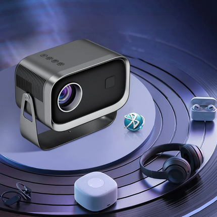 Home Entertainment Mini Projector | 4K Bluetooth & WiFi Streaming | Portable Design for Movies and Gaming 3