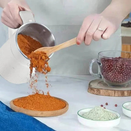 Home Kitchen Essentials | Portable Electric Grain Mill with One-Touch Operation | Compact Design for Fresh Flour Anytime 3