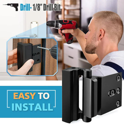 Home Security | Door Lock Latch with Easy Installation | Durable Aluminum Alloy for Enhanced Child Safety 2