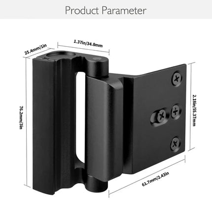 Home Security | Door Lock Latch with Easy Installation | Durable Aluminum Alloy for Enhanced Child Safety 6