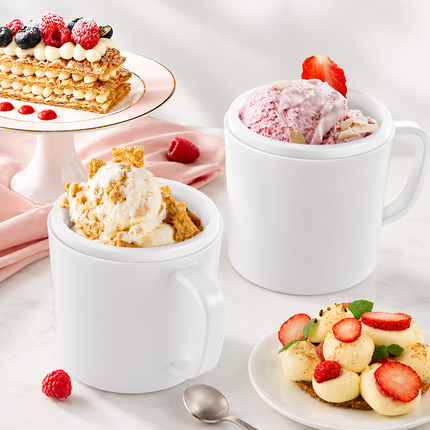 Home Treats | Dual Bowl Ice Cream Maker with Easy One-Knob Control | Compact Design for Quick Frozen Desserts 4