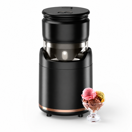Homemade Delights | Portable Ice Cream Maker with Automatic Operation | Compact Design for Effortless Frozen Treats 1