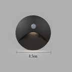 Black-Round / Warm White (3000K) / Motion sensor