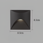 Black-Square / Warm White (3000K) / Without sensor