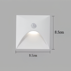 White-Square / Warm White (3000K) / Motion sensor