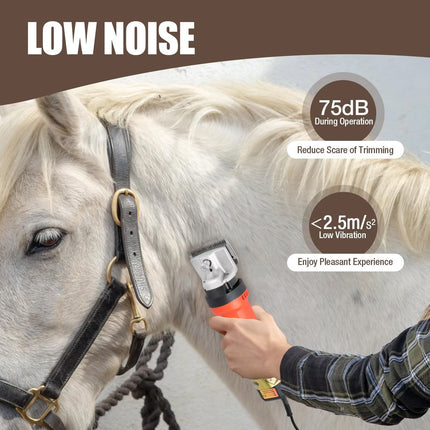 Horse Clippers | Ultra-Quiet Equestrian Clippers with Ergonomic Design | Stress-Free Grooming for Sensitive Horses 3