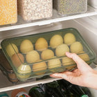 Refrigerator Egg Holder with Lid, Fridge Organizer for Eggs – image 6
