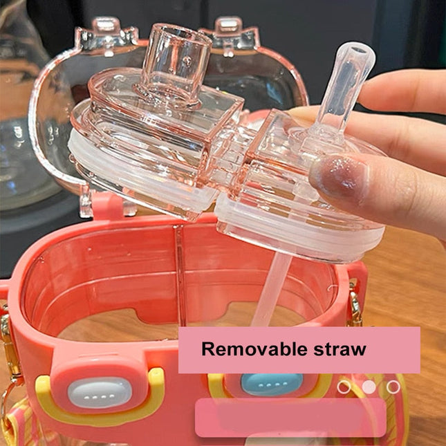 Hydration Buddy | Kids Water Bottle with Double-Bin Design | Eco-Friendly & Fun Hydration Solution 1