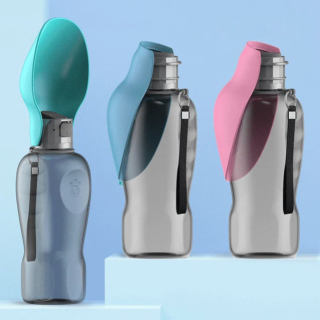 Hydration Buddy | Portable Dog Water Bottle with Collapsible Bowl | One-Handed Use for Easy Hydration 1