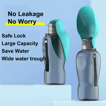Hydration Buddy | Portable Dog Water Bottle with Collapsible Bowl | One-Handed Use for Easy Hydration 3