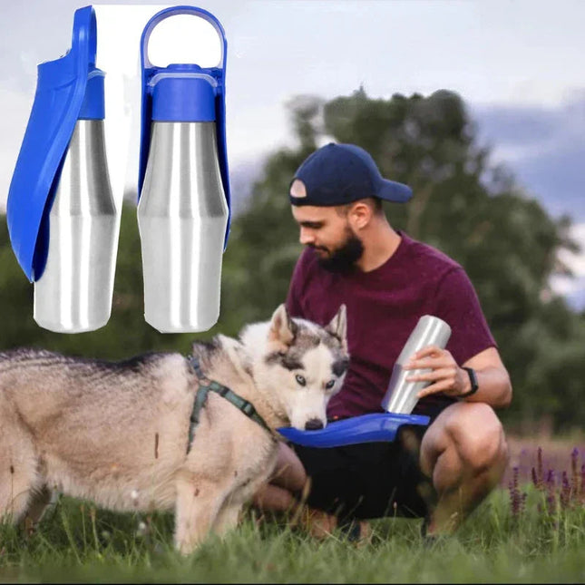 Hydration Solution | Insulated Dog Water Bottle with Leak-Proof Design | Travel-Friendly for Outdoor Adventures 1