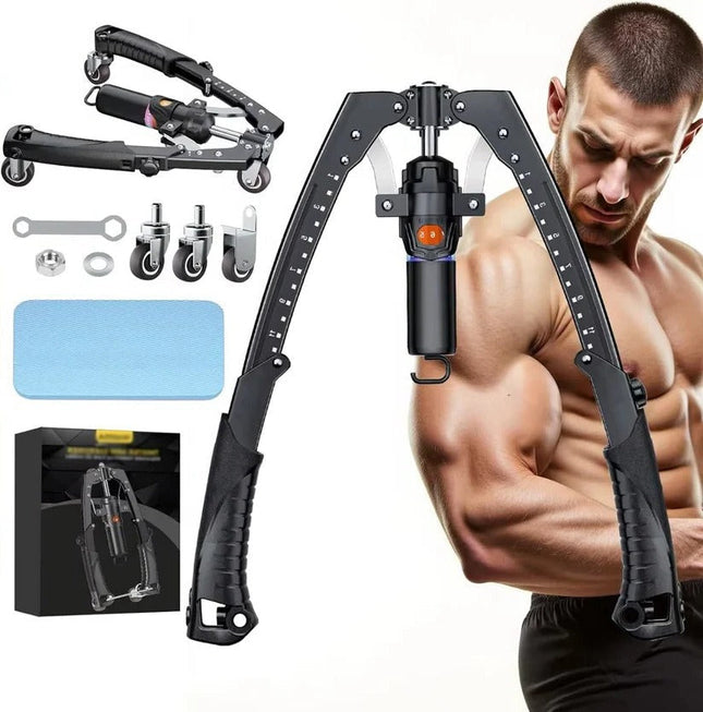 Hydraulic Fitness Twister | Adjustable Resistance Chest and Arm Trainer for Home Workouts 1