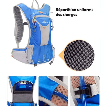 HydroFlow Pack | Cycling Backpack with Integrated Hydration System | Ultralight Design for Active Adventures 6