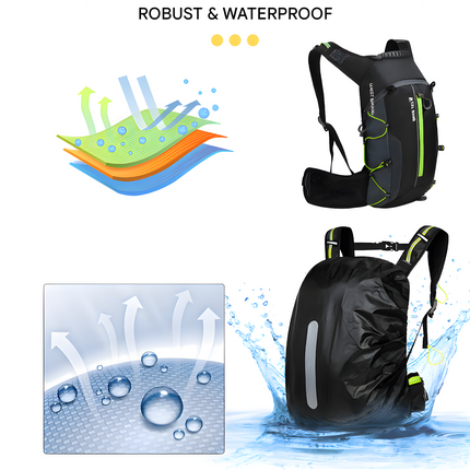 HydroRide | Multifunctional Hydration Backpack with Ergonomic Design | Ideal for Outdoor Adventures 4