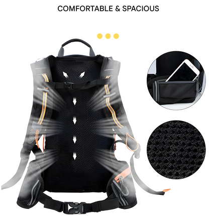 HydroRide | Multifunctional Hydration Backpack with Ergonomic Design | Ideal for Outdoor Adventures 7