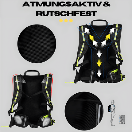 HydroRide | Multifunctional Hydration Pack with 10L Capacity | Lightweight Design for Outdoor Adventures 5