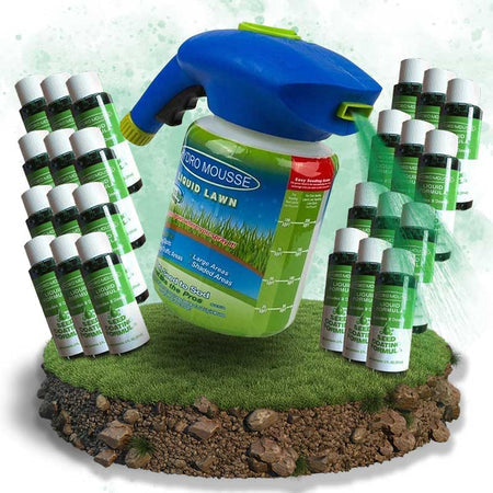 Hydro Mousse | Lawn Repair Spray for Effortless Greening | Easy Hose Application for Lush, Green Lawns 0