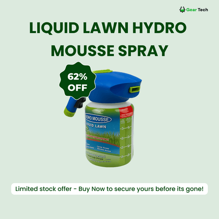 Hydro Mousse | Lawn Repair Spray with Advanced Hydroseeding Technology | Effortless Solution for Lush Green Lawns 7