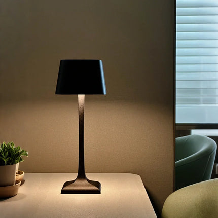 Dimmable Table Lamp with Rechargeable Design & 14-Hour Runtime | Waterproof Lighting for Indoor and Outdoor Use
