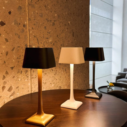 Dimmable Table Lamp with Rechargeable Design & 14-Hour Runtime | Waterproof Lighting for Indoor and Outdoor Use