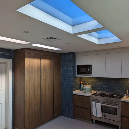 Skylight LED Fixture with Adjustable Lighting Modes | Architectural Minimalist Design for Realistic Sunlight Simulation