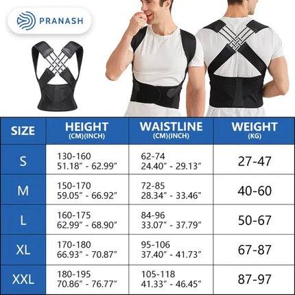Posture Corrector Back Brace for Neck and Shoulder Support – image 9