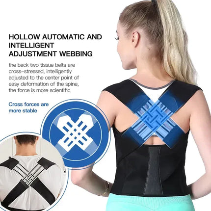 Adjustable Back Posture Belt, Slim Back Brace for Posture