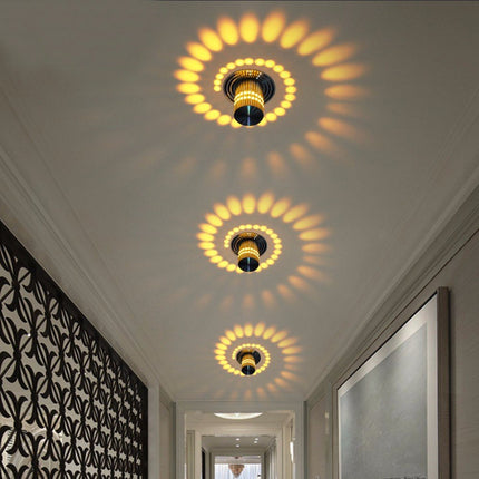 Spiral LED Wall and Ceiling Light with Modern Design | Energy-Saving Lighting for Stunning Atmosphere